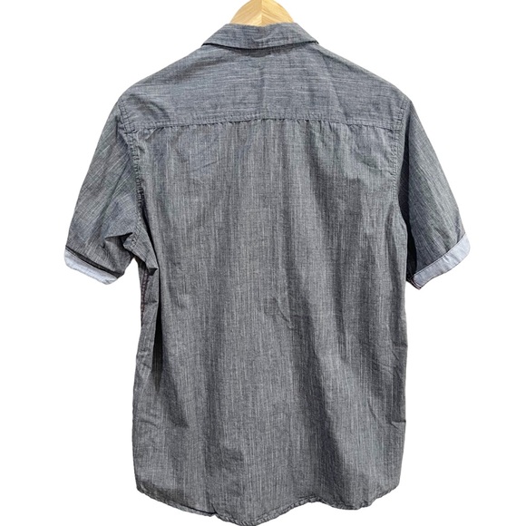 Burnside Men’s Gray Short Sleeve Shirt - Picture 6 of 6